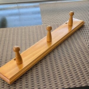 Wooden Wall Hook Rack